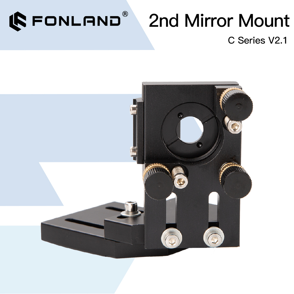 Co2 Laser Mirror - FONLAND CO2 Hitam Kedua Laser Mount