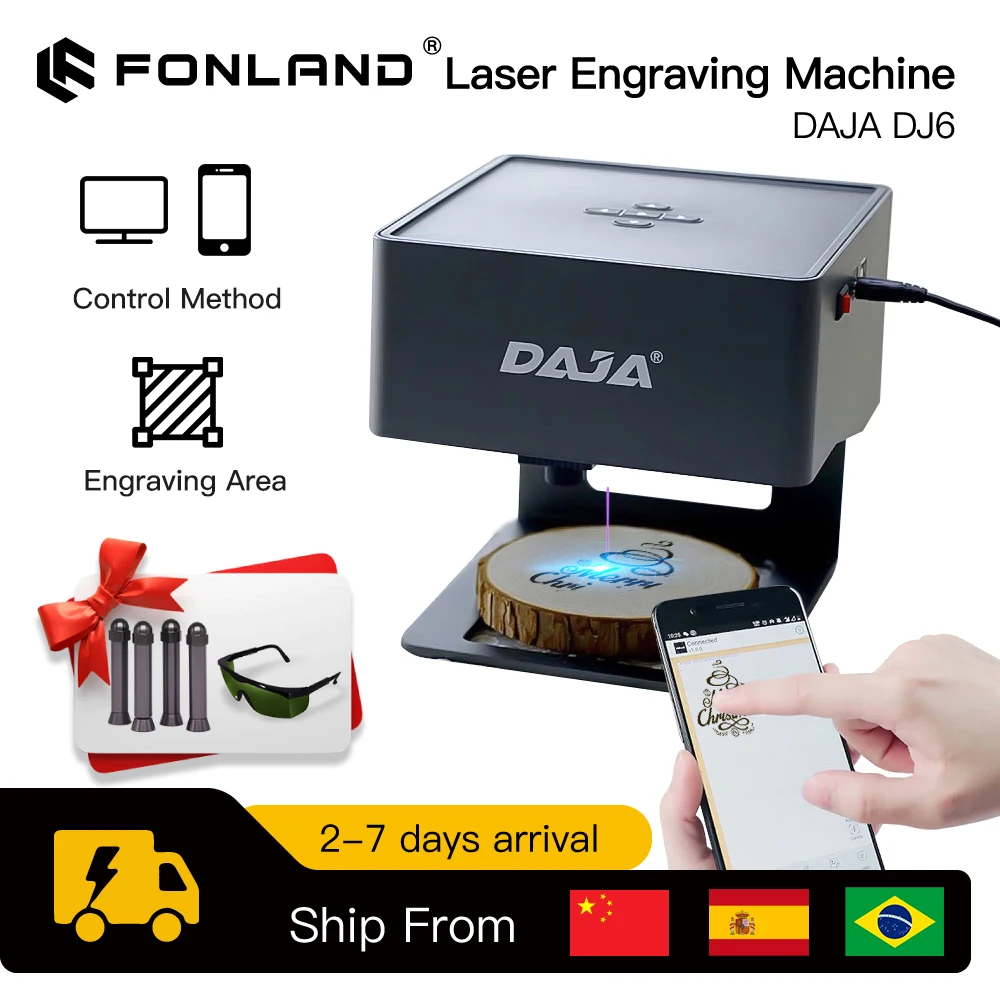 Industrial Handheld Laser Engraver - DAJA Laser pengukir CNC DIY DJ6