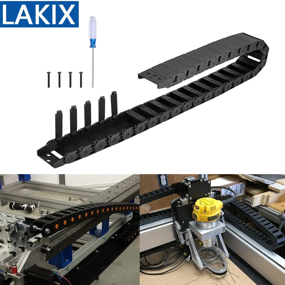 Drag Chain Cnc - Rantai Kabel R55 R38 Semi-Tertutup, Pembawa
