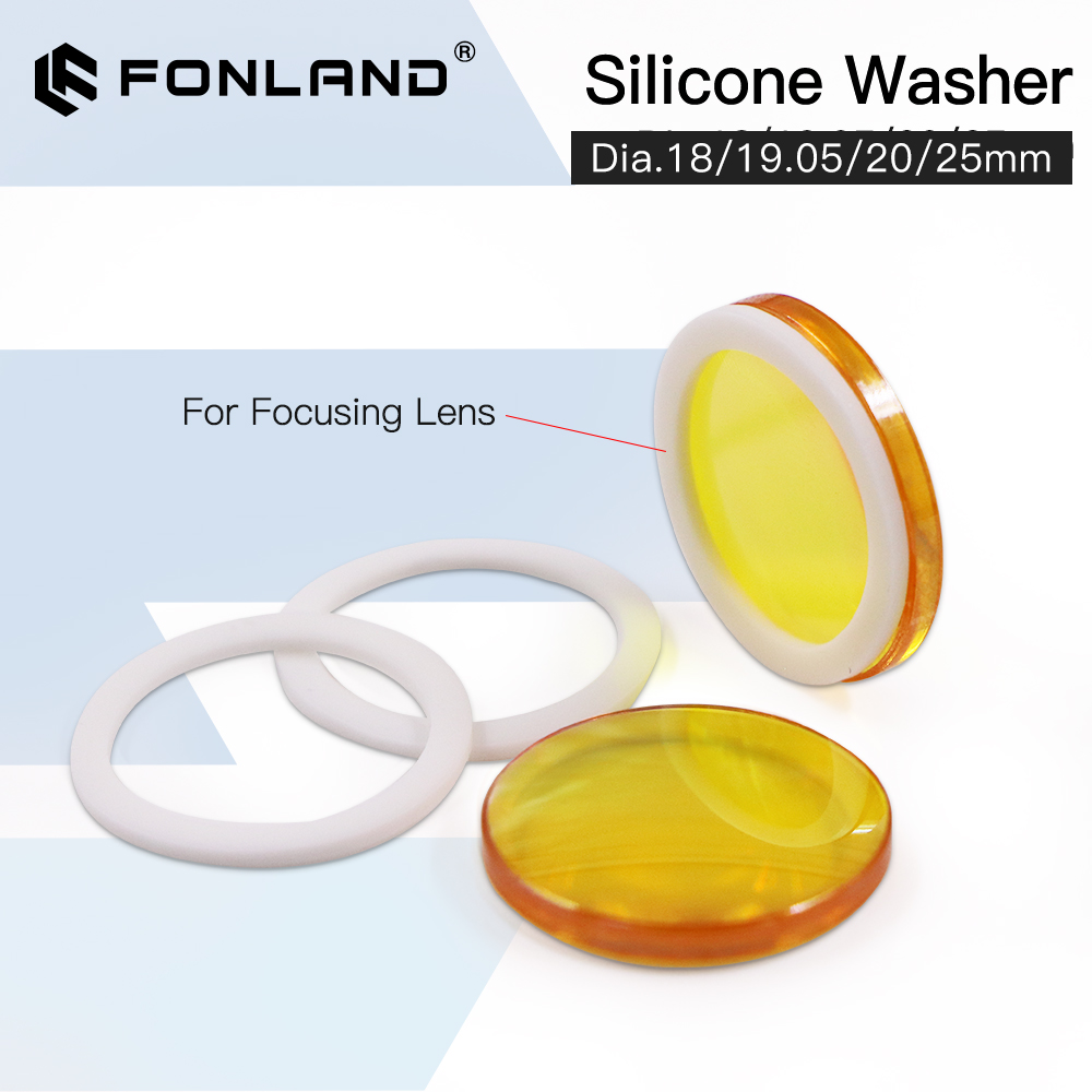 Co2 Laser Mirror - Lensa fokus Fonland pencuci silikon Dia.18