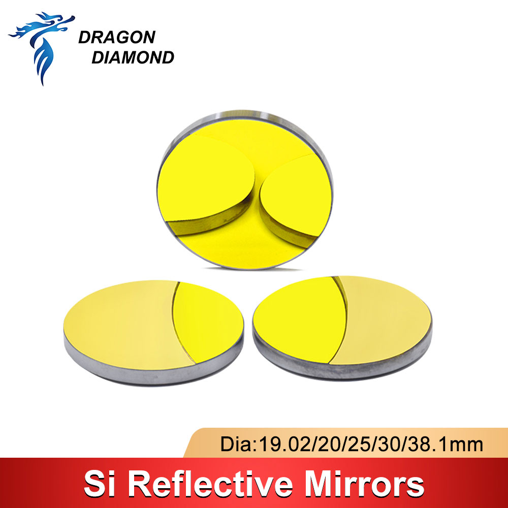 Co2 Laser Mirror - DRAGON Berlian 3 Buah Silikon CO2
