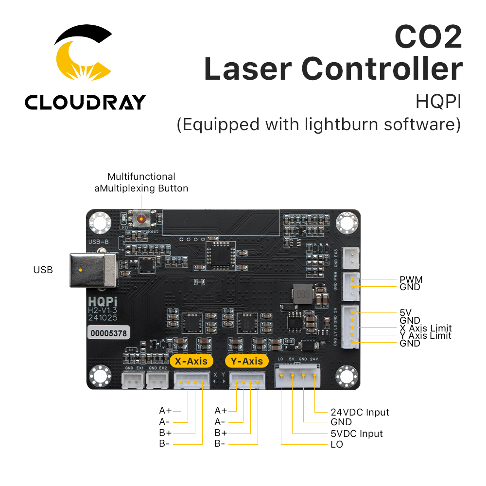 Cloudray pengontrol Laser CO2  - Industrial Handheld Laser Engraver ulasan dan harga