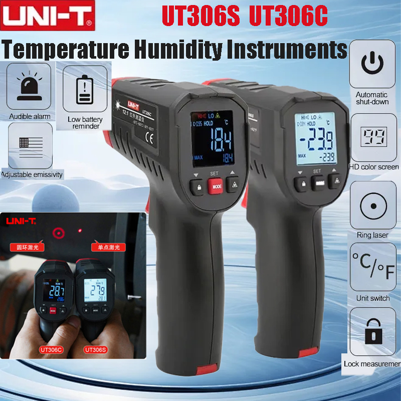 Termometer Digital UNI-T UT306 - Industrial Laser Machines ulasan dan harga