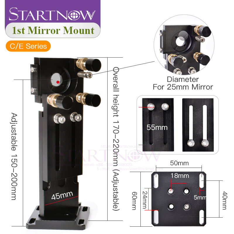 Set Kepala Laser CO2 Startnow, - Co2 Laser Mirror ulasan dan harga