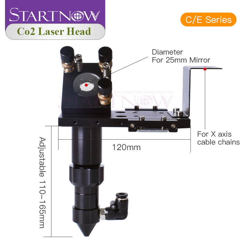 Set Kepala Laser CO2 Startnow, - Co2 Laser Mirror ulasan dan harga
