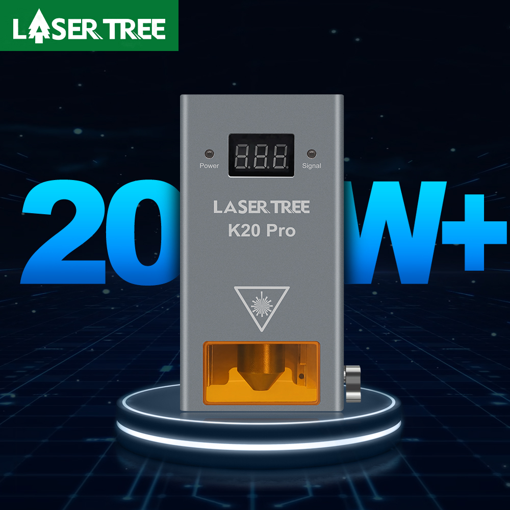 Pohon LASER K20 20W, kepala La - Laser Engraving Software ulasan dan harga