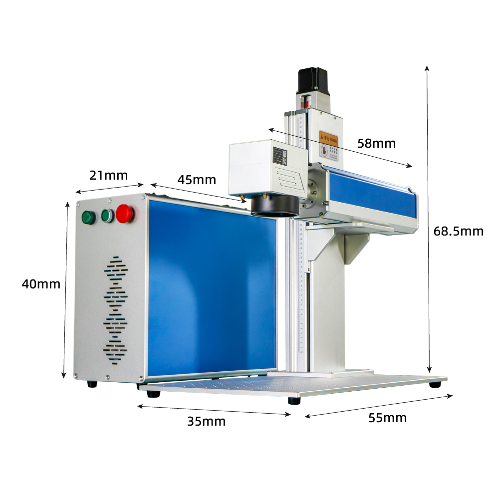 Mesin Pengukir Laser Serat Ray - Industrial Laser Machines ulasan dan harga