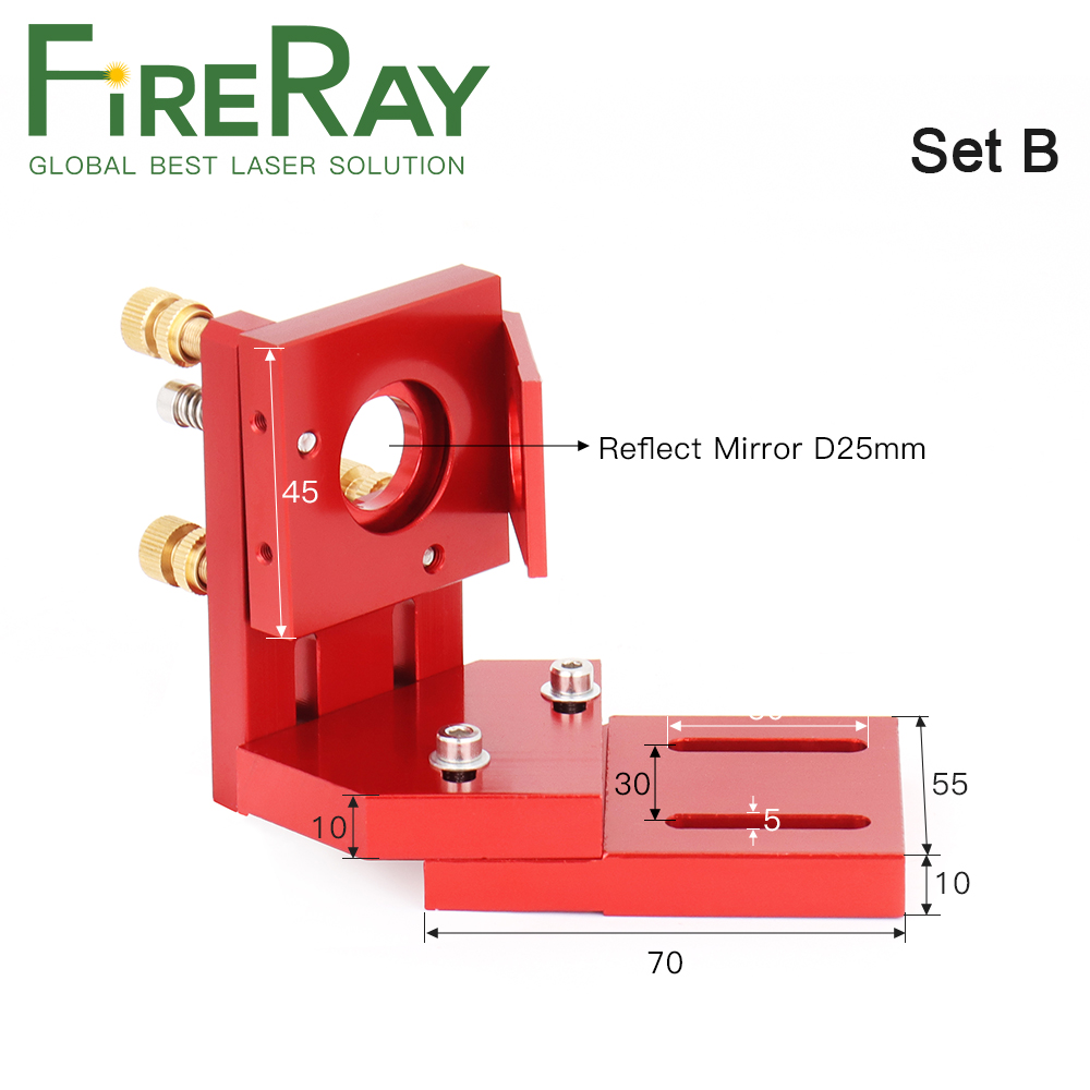 FireRay cermin reflektif pasan - Co2 Laser Mirror ulasan dan harga