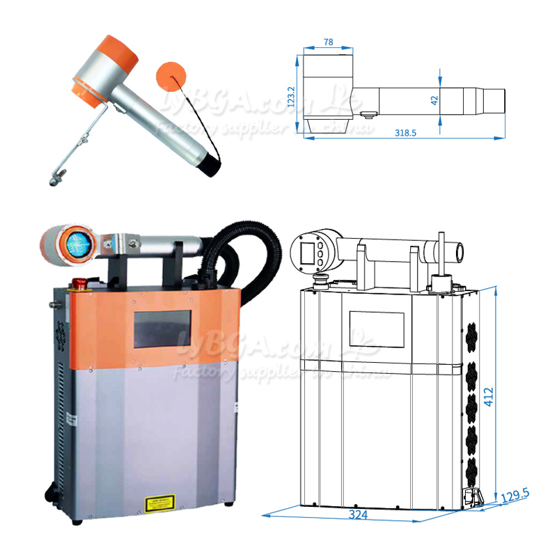 Mesin Pembersih Laser Pulsa LY - Industrial Laser Machines ulasan dan harga