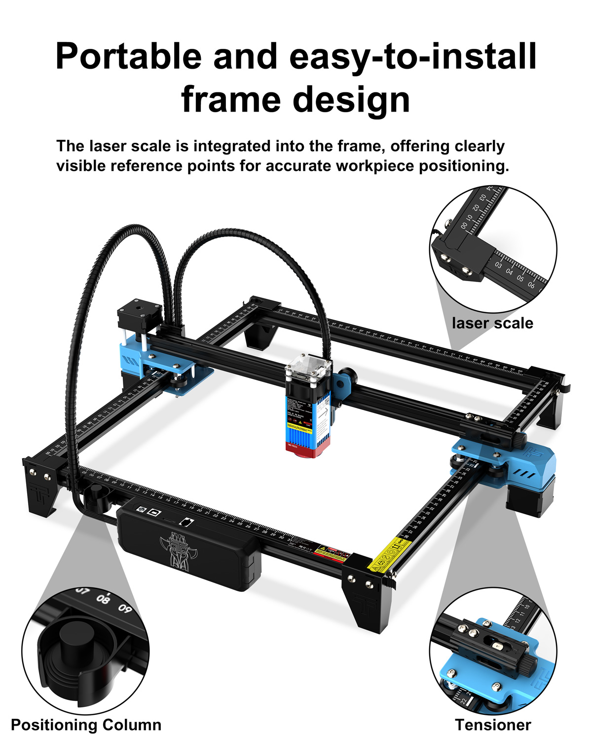 Mesin ukir laser TwoTrees TTS- - Industrial Handheld Laser Engraver ulasan dan harga