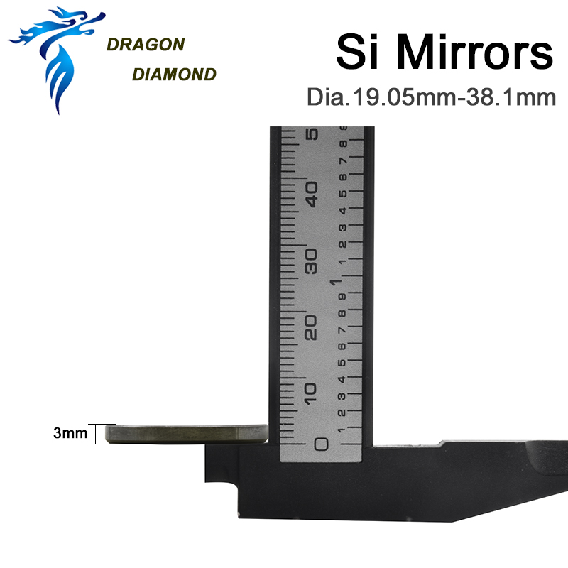 DRAGON Berlian 3 Buah Silikon  - Co2 Laser Mirror ulasan dan harga